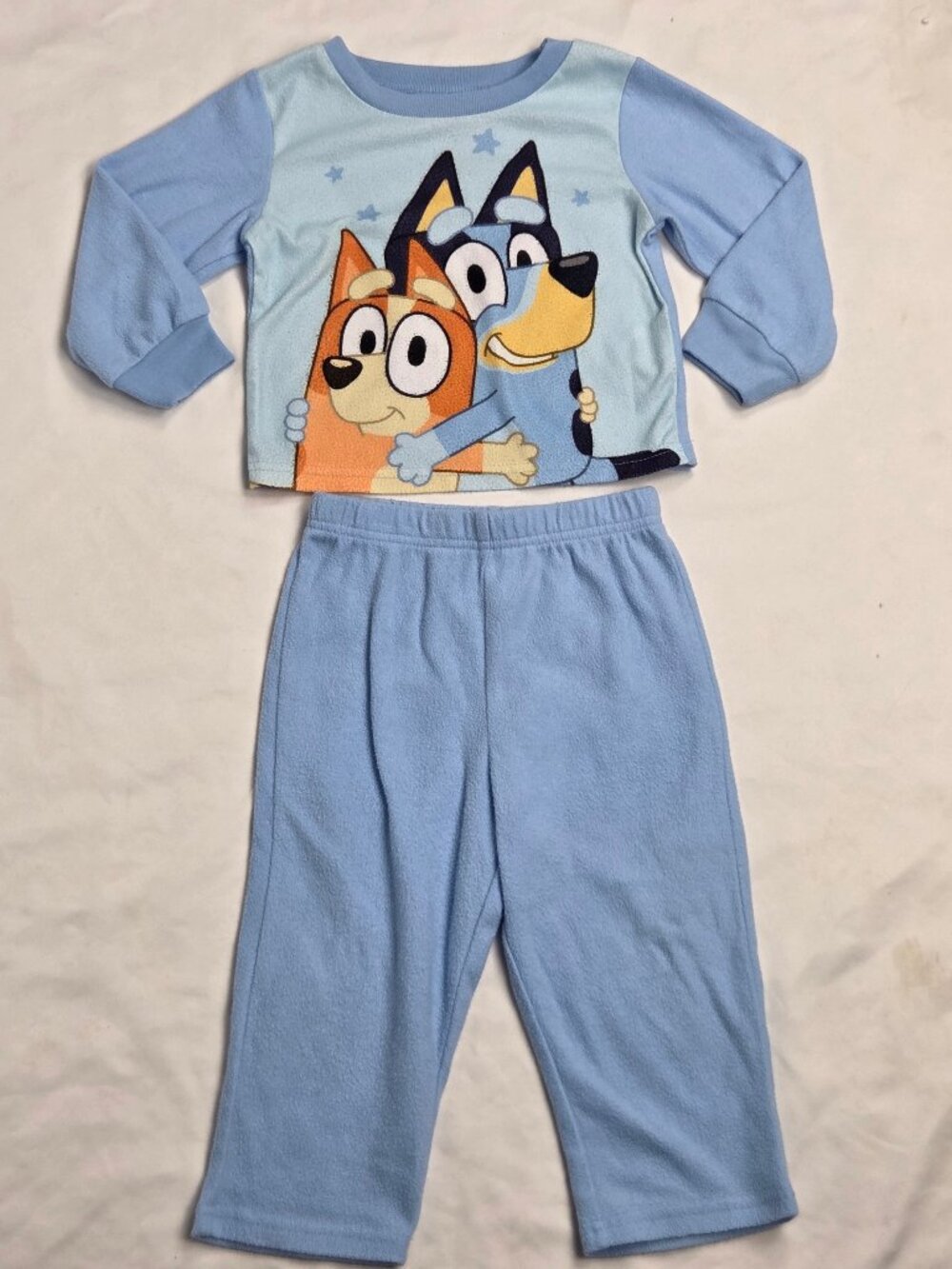 Bluey Pajamas Toddler Boys 2T Fleece 2-Piece Shirt Pants Bingo Sleepwear